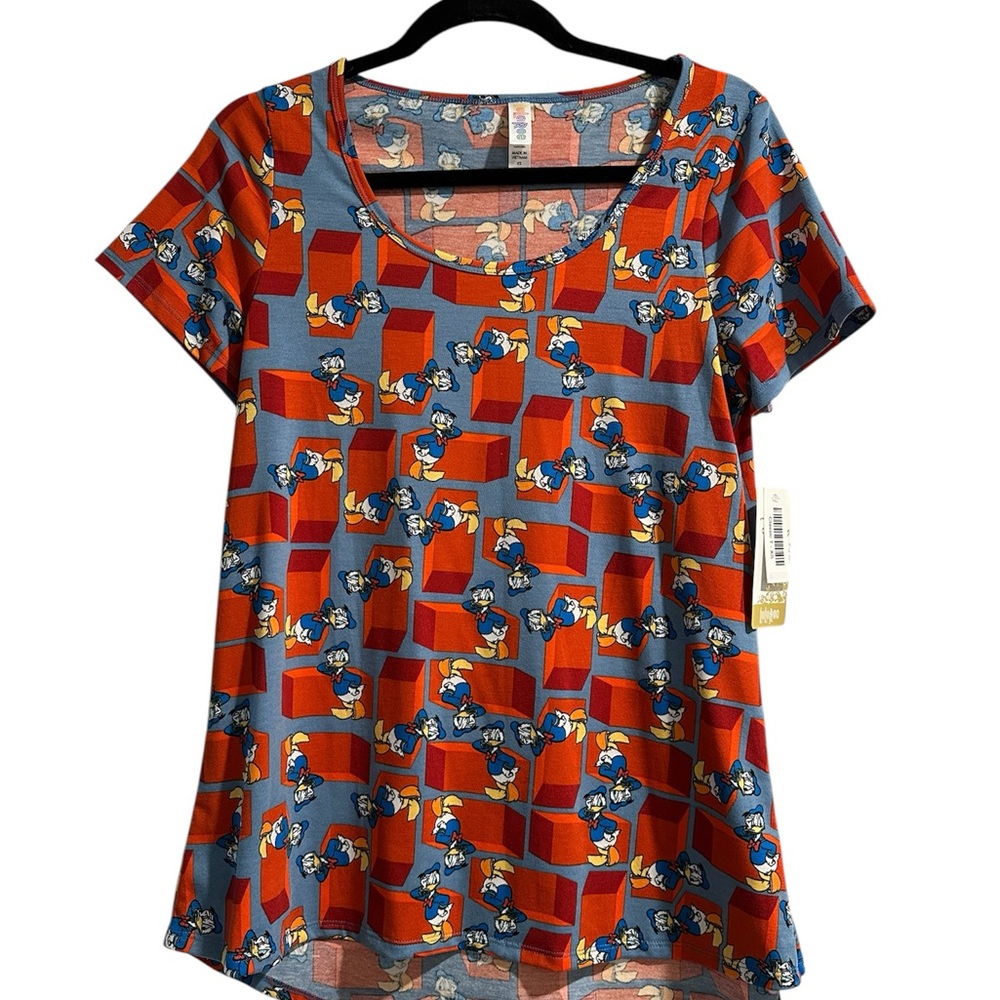 Lularoe Xs classic tee Donald duck Disney